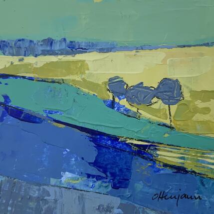 Painting Souvenir de voyage 3 by Ottenjann Andrea | Painting Abstract Acrylic Landscapes