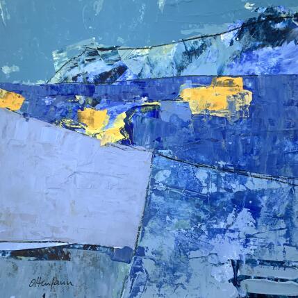 Painting Zones  floues by Ottenjann Andrea | Painting Abstract Acrylic Landscapes