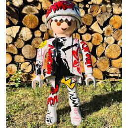Sculpture BANKSY NEW STYLE by Anto | Sculpture Pop-art Graffiti, Posca Pop icons