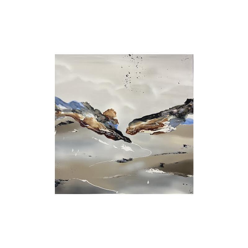 Peinture 955 par Naen | Tableau Abstrait Acrylique, Encre