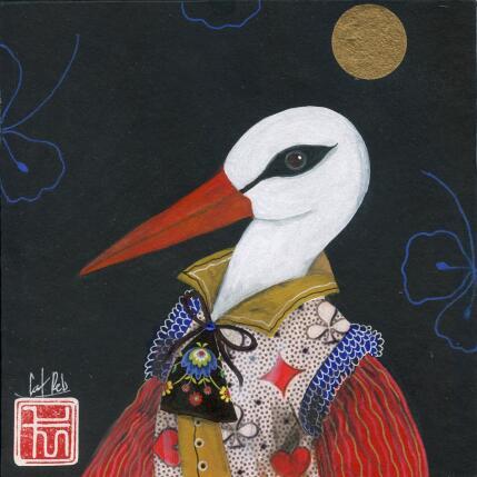 Painting Louis by Rebeyre Catherine | Painting Naive art Acrylic