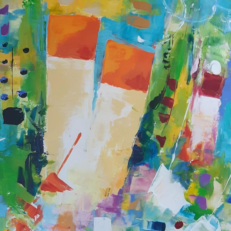 Painting Toi et Moi  by Bastide d´Izard Armelle | Painting Abstract