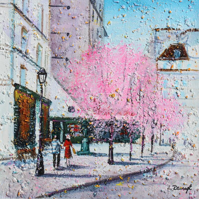 Painting Le printemps de Shakespeare by Dessapt Elika | Painting Impressionism Acrylic, Sand Pop icons