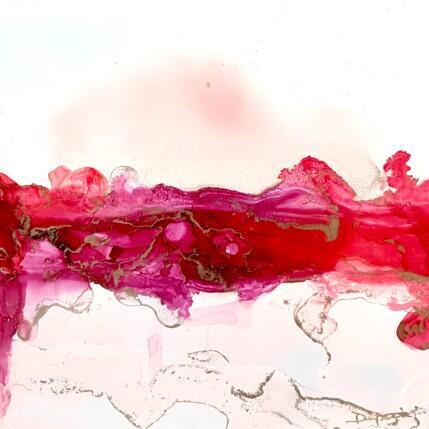 Painting 1680 Poésie florale by Depaire Silvia | Painting Abstract Acrylic Landscapes, Minimalist