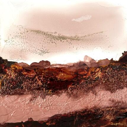 Painting 2410 Moka mousse by Depaire Silvia | Painting Abstract Acrylic Landscapes, Minimalist, Pop icons