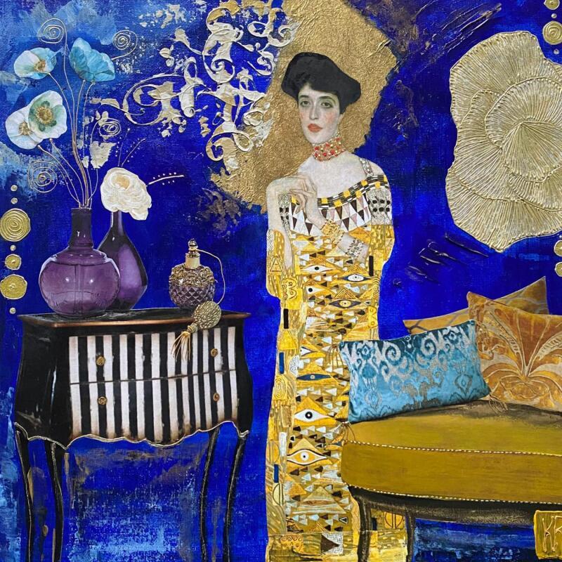 Painting Mon étoile  by Romanelli Karine | Painting