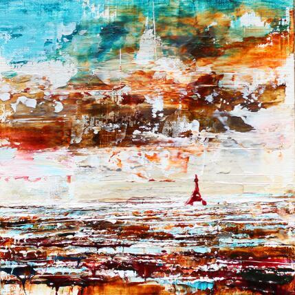 Painting Paris le jour 2 by Reymond Pierre | Painting Figurative Oil Landscapes, Urban