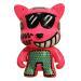 Sculpture Mrs Happy by Ralau | Sculpture Raw art Animals Acrylic Posca