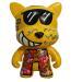 Sculpture Smile by Ralau | Sculpture Raw art Animals Acrylic Posca