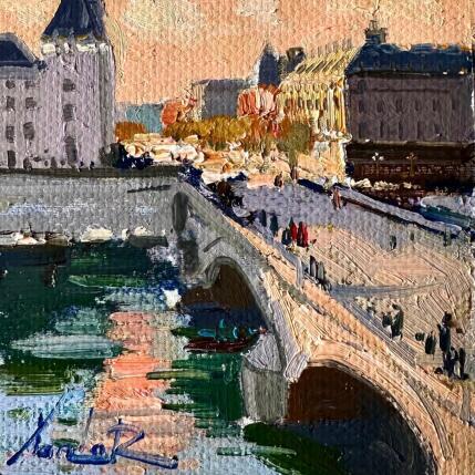 Painting  Under the Blush Sky  by Xanlar | Painting Impressionism Oil Architecture, Nature