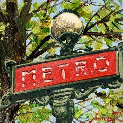 Painting  Parisian Metro  by Xanlar | Painting Impressionism Oil Life style