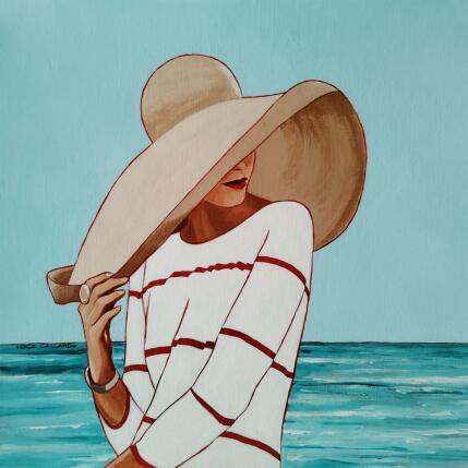 Painting Pénélope au Levant by Gallardo Serge | Painting Figurative Acrylic Life style