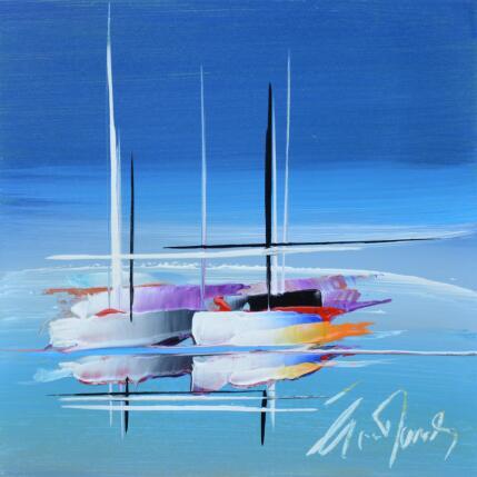 Peinture DREAM par Munsch Eric | Tableau Figuratif Acrylique, Huile Marine