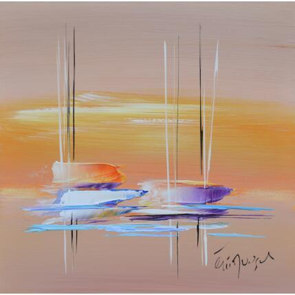 Peinture Doux Paysage par Munsch Eric | Tableau Figuratif Acrylique, Huile Marine