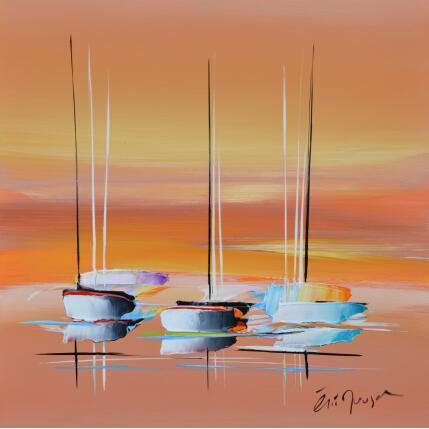 Peinture Les Beaux Jours par Munsch Eric | Tableau Figuratif Acrylique, Huile Marine