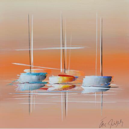 Peinture Un Jour Nouveau par Munsch Eric | Tableau Figuratif Acrylique, Huile Marine
