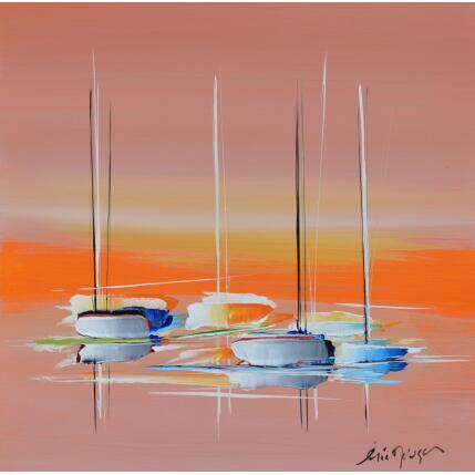 Peinture Voyage, Couleurs et Joie par Munsch Eric | Tableau Figuratif Acrylique, Huile Marine
