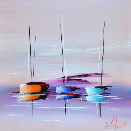 Peinture A l'aube d'un jour par Munsch Eric | Tableau Figuratif Acrylique, Huile Marine