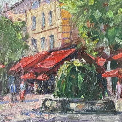 Painting Le marché by Arkady | Painting Figurative Oil