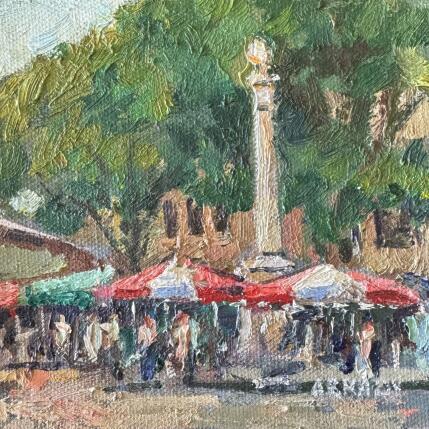 Painting Fontaine by Arkady | Painting Figurative Oil
