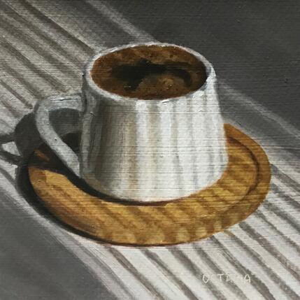 Painting pause café by Sellier Octavia | Painting