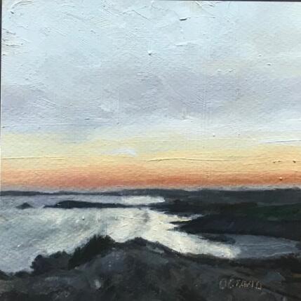 Painting paysage marin 5 by Sellier Octavia | Painting