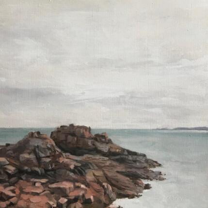 Painting paysage marin 4 by Sellier Octavia | Painting