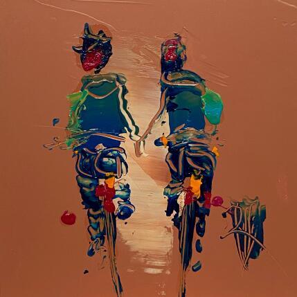 Painting Mains complices by Raffin Christian | Painting Figurative Oil Life style