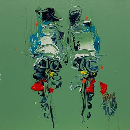 Painting Plaisir de Toi by Raffin Christian | Painting Figurative Oil Life style