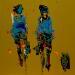 Painting Tous les Deux by Raffin Christian | Painting Figurative Life style Oil