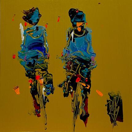 Painting Tous les Deux by Raffin Christian | Painting Figurative Oil Life style