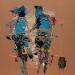 Painting Instant partagé by Raffin Christian | Painting Figurative Life style Oil