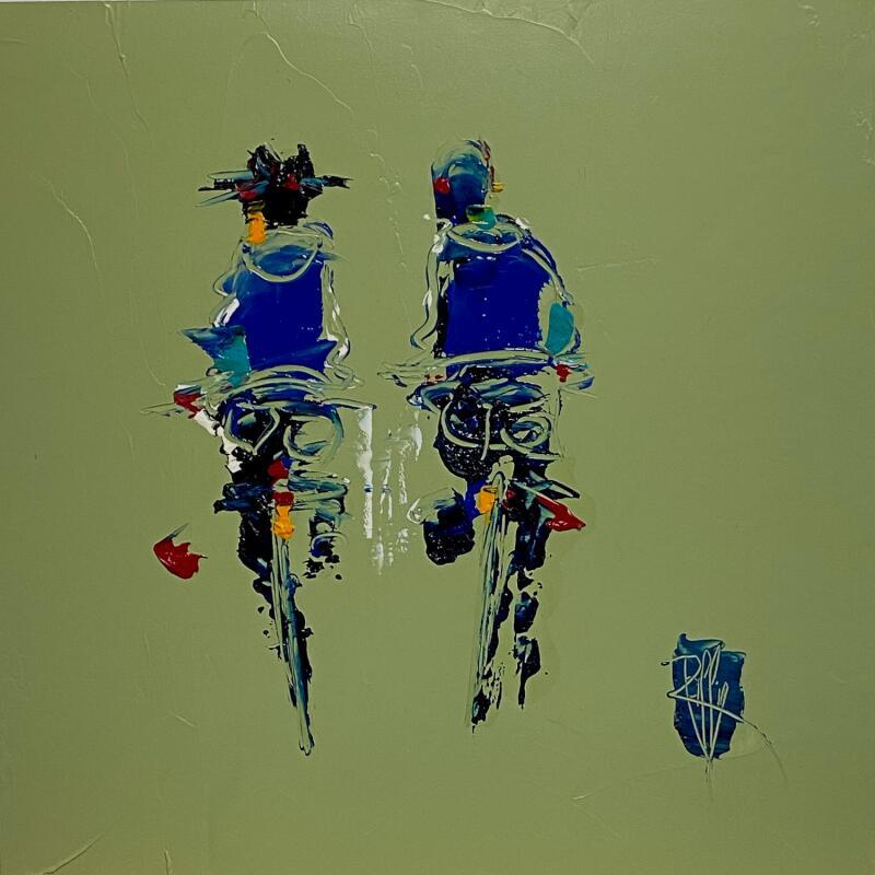 Painting Passage à deux by Raffin Christian | Painting Figurative Life style Oil