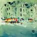 Painting Juste là by Raffin Christian | Painting Figurative Urban Oil