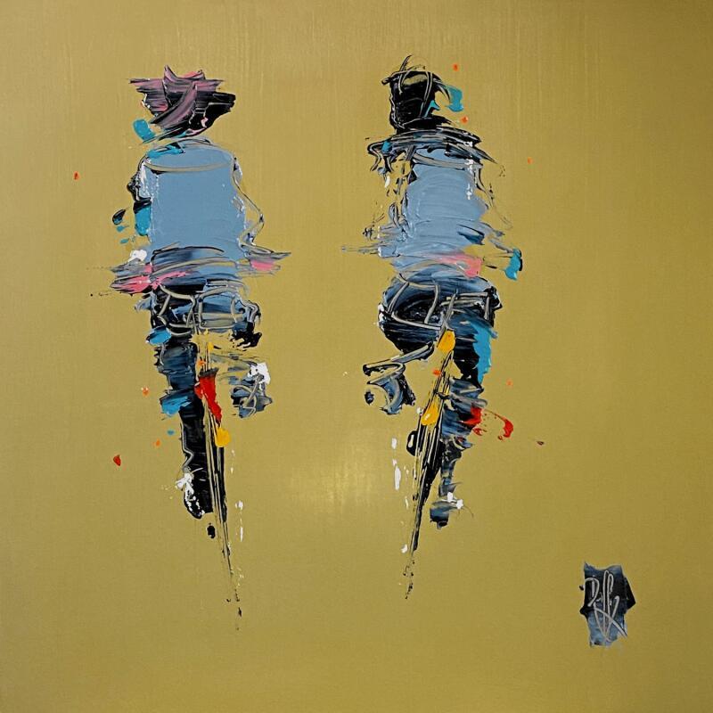Painting Passion by Raffin Christian | Painting Figurative Life style Oil