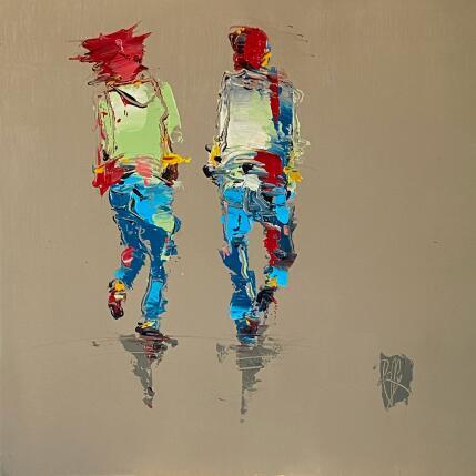 Painting Plaisir de nous by Raffin Christian | Painting Figurative Oil Life style