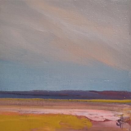 Peinture PASSING LANDSCAPE par Herz Svenja | Tableau Impressionnisme Acrylique Paysages