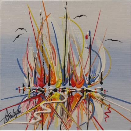 Peinture L'éveil par Fonteyne David | Tableau Figuratif Acrylique Marine