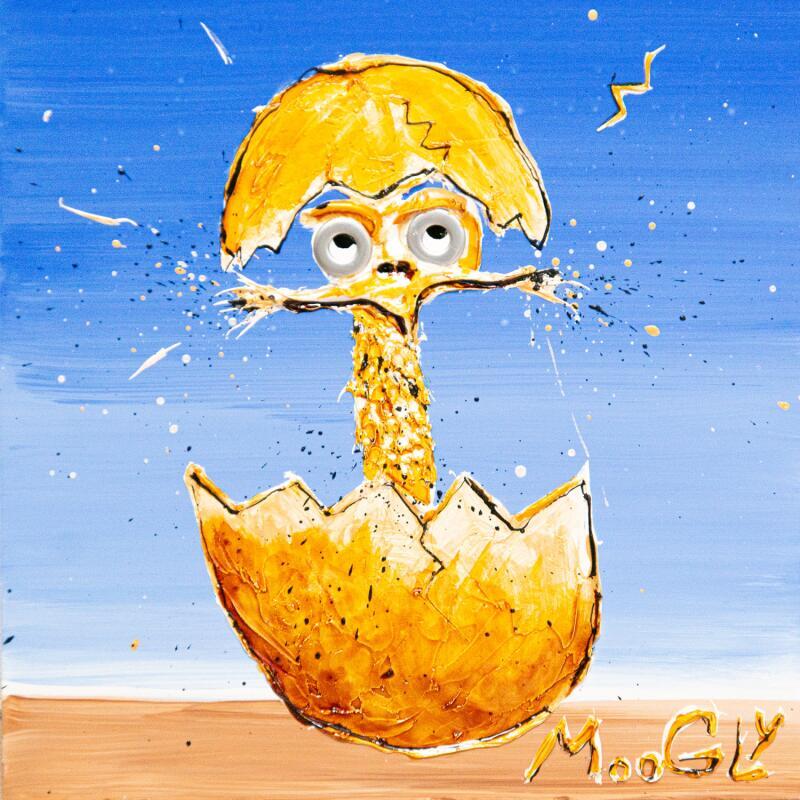 Painting Encapsulus by Moogly | Painting Raw art Acrylic, Pigments, Resin Animals, Pop icons
