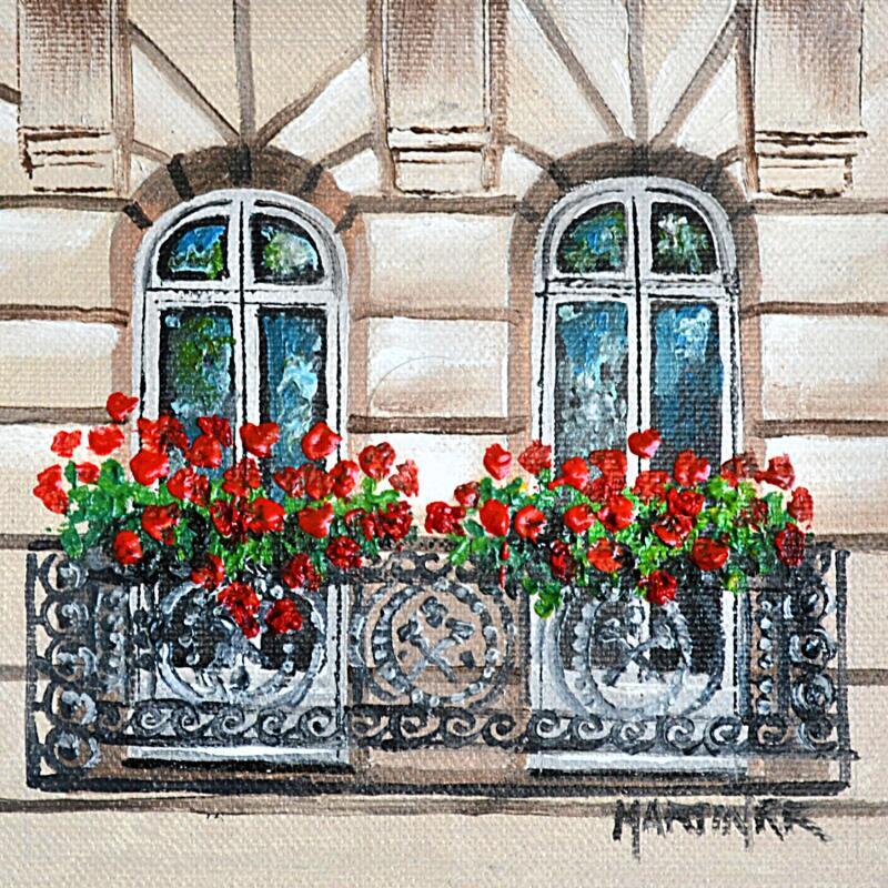 Painting VENTANAS DE PARIS by Rodriguez Rio Martin | Painting Realism Oil Urban