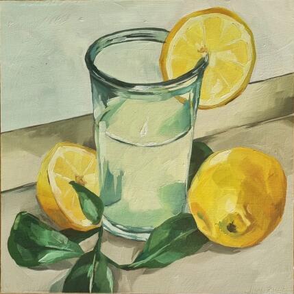 Painting Citrus Reflection by Ulrich Julia | Painting Figurative Oil
