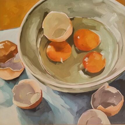 Painting Within the fold of Morning by Ulrich Julia | Painting Figurative Oil