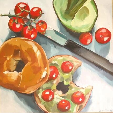 Painting A Moment on the Counter by Ulrich Julia | Painting Figurative Oil