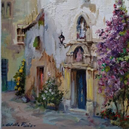 Painting Hermita del Santo by Cabello Ruiz Jose | Painting Figurative Oil Landscapes