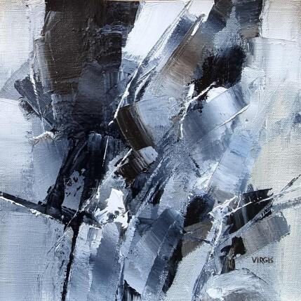 Painting This night by Virgis | Painting Abstract Oil Minimalist