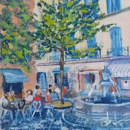 Painting Fontaine des fontêtes à Aix en Provence  by Degabriel Véronique | Painting Figurative Oil Landscapes, Life style, Urban