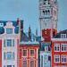 Painting Zoom sur Lille by Emma Fischer | Painting Realism Urban Acrylic