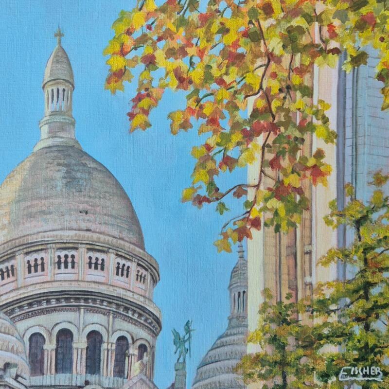 Painting Refuge Céleste by Emma Fischer | Painting