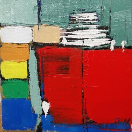 Painting EMBARQUEMENT IMMEDIAT by L'huillier Françis | Painting Abstract Oil Marine