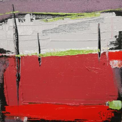 Painting SYNTAXE PERSONNELLE by L'huillier Françis | Painting Abstract Oil Landscapes